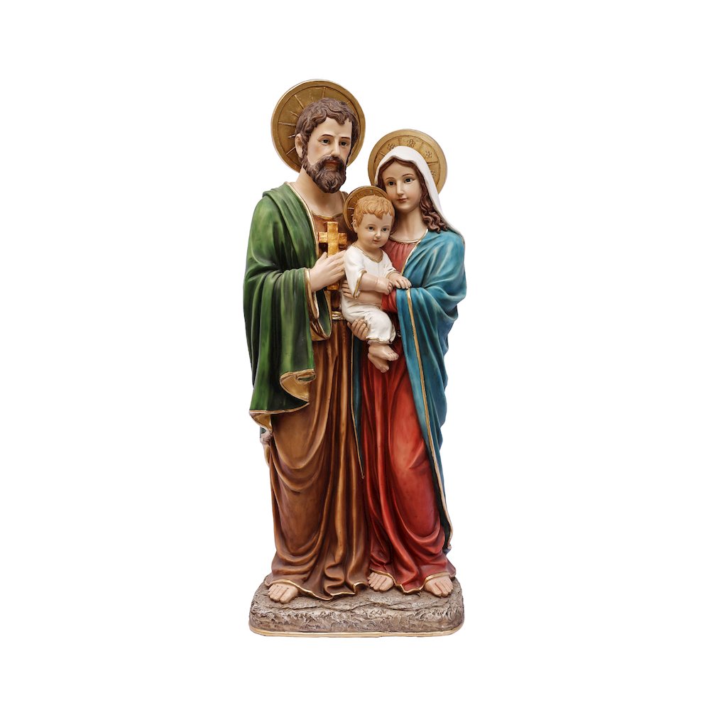33in Holy Family Figure Statue Religious Decor Indoor/Outdoor. Picture 1