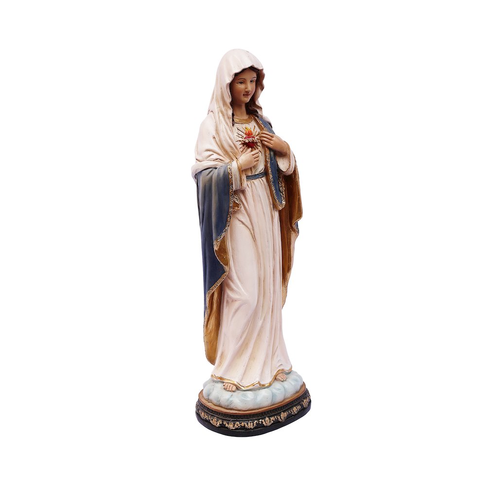 12 in Sacred Heart Mary Statue Religious Decor. Picture 4