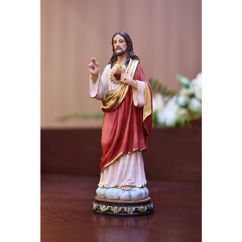 12 in Sacred Heart of Jesus Statue Religious Decor. Picture 2