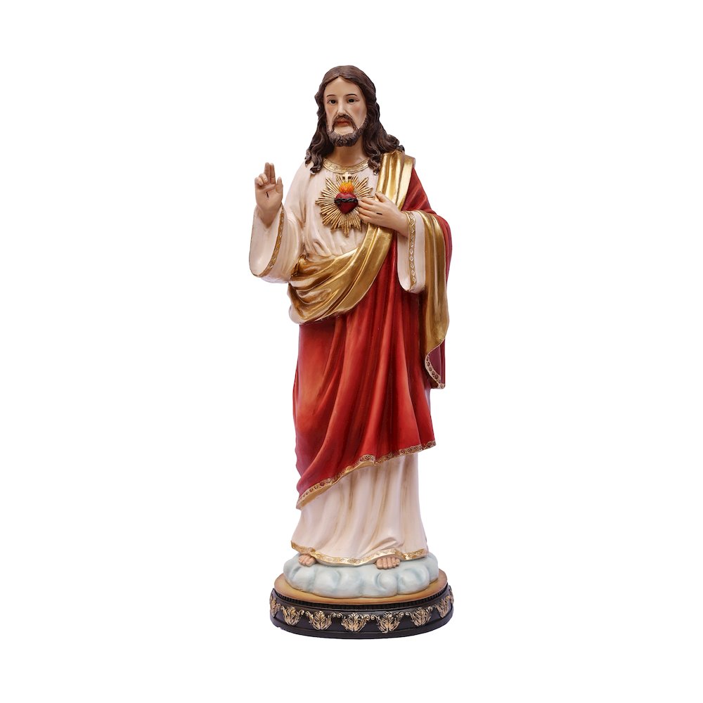 24 in Sacred Heart of Jesus Statue Religious Decor Indoor/Outdoor. Picture 1