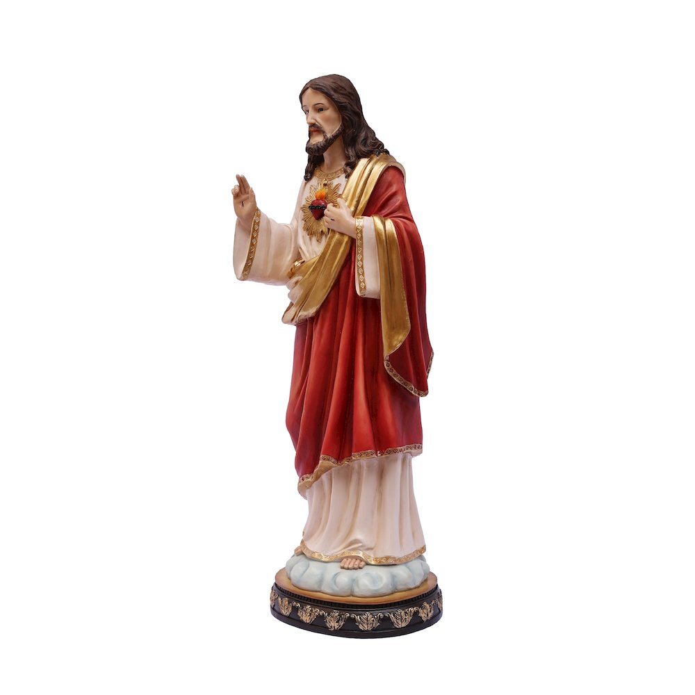 24 in Sacred Heart of Jesus Statue Religious Decor Indoor/Outdoor. Picture 4