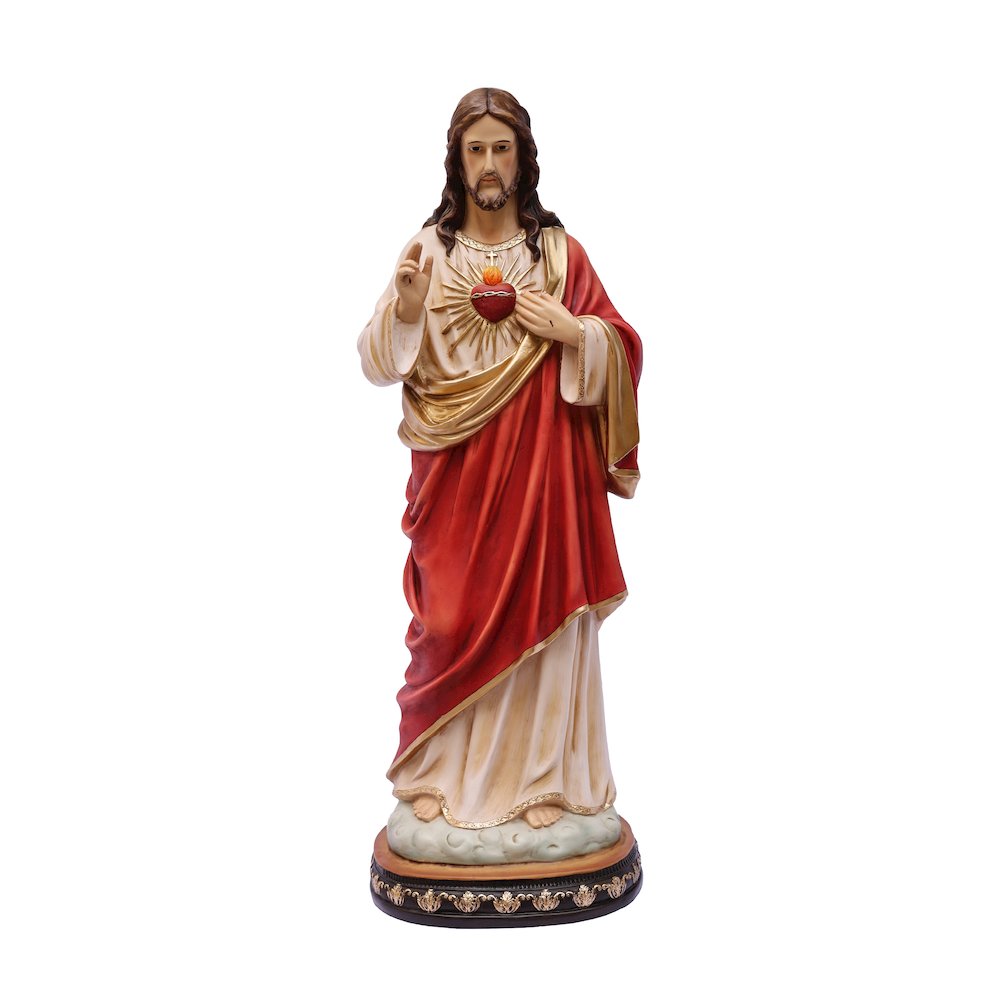 39 in Sacred Heart of Jesus Statue Religious Decor Indoor/Outdoor. Picture 1