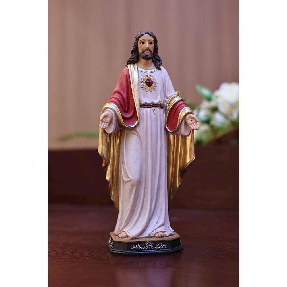 24 in Sacred Heart of Jesus Statue Religious Decor Indoor/Outdoor. Picture 2