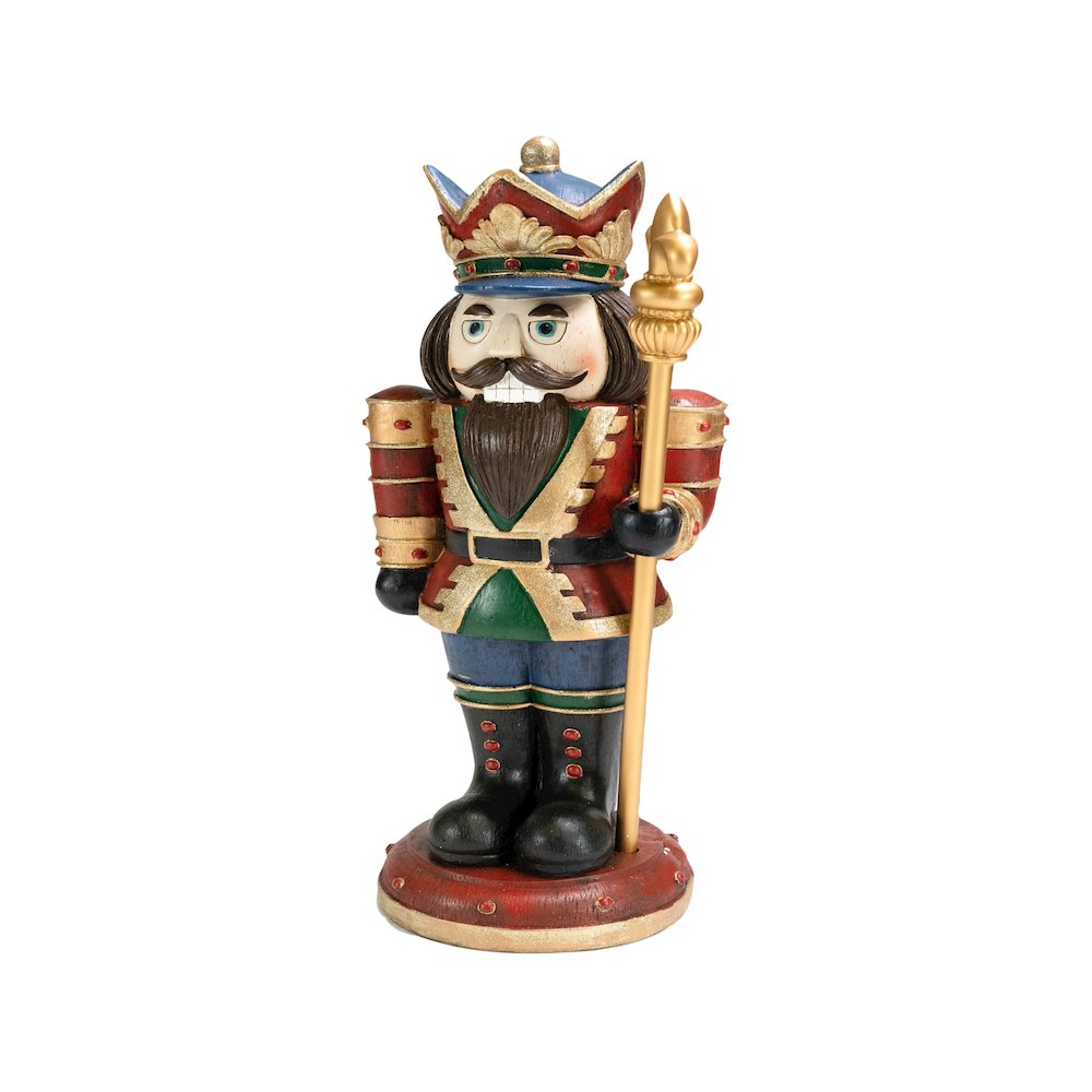 Wooden Finish Small Nutcracker. Picture 1
