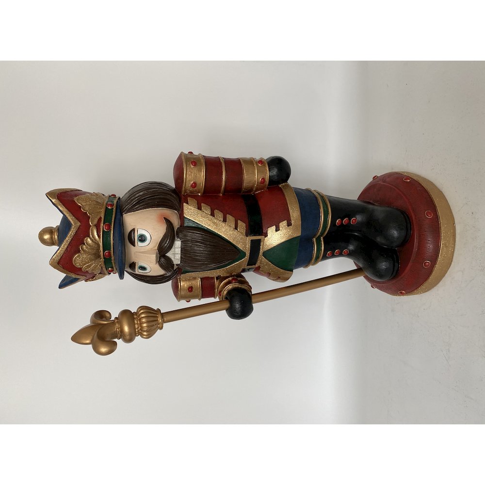 Wooden Finish Small Nutcracker. Picture 2
