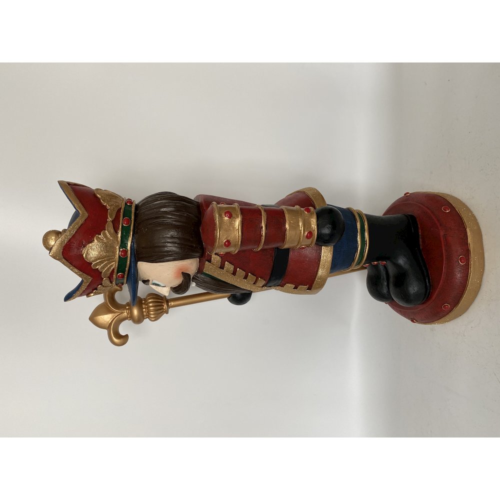 Wooden Finish Small Nutcracker. Picture 3