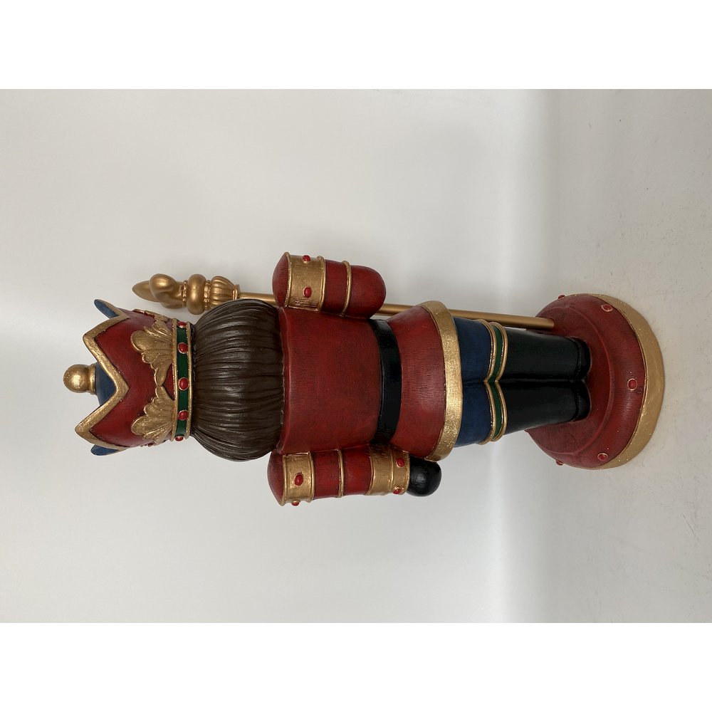 Wooden Finish Small Nutcracker. Picture 5