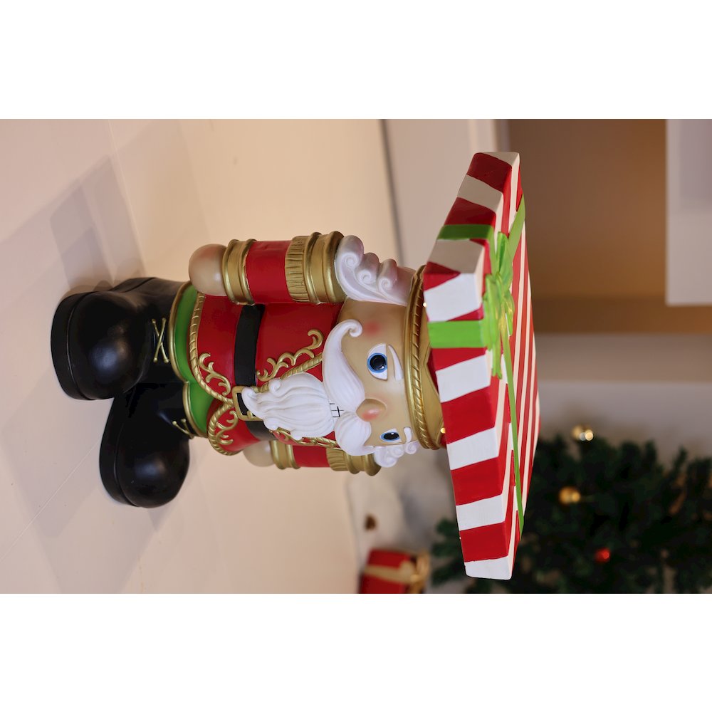 Lighted Nutcracker Soldier Christmas Side Table Decor Battery Operated. Picture 3