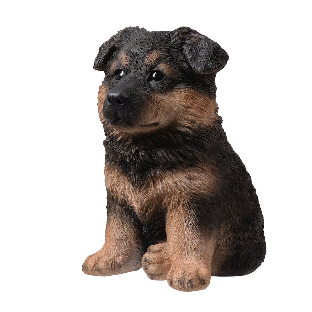 10" German Shepherd Puppy Statue. Picture 4