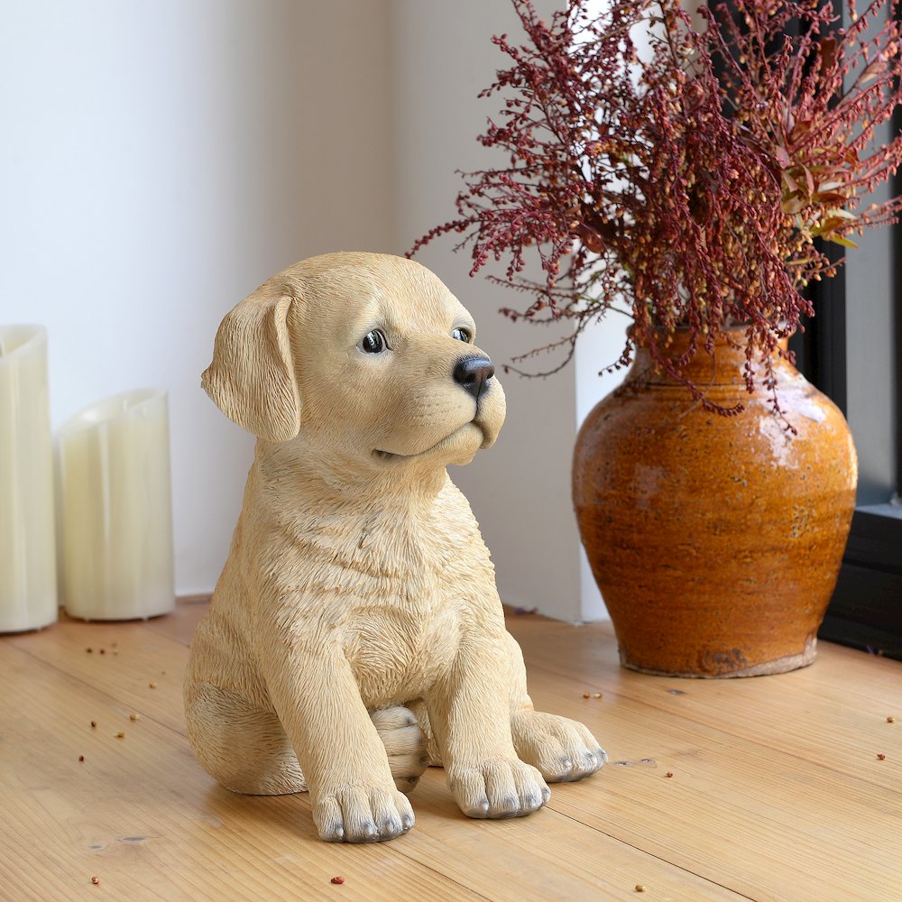 10" Labrador Puppy Statue. Picture 2