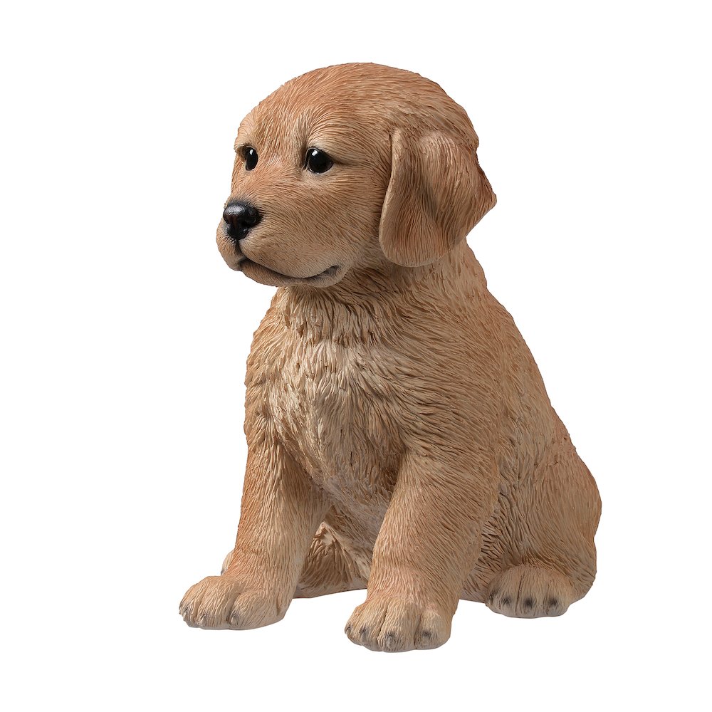 10" Golden Retreiver Puppy Statue. Picture 4