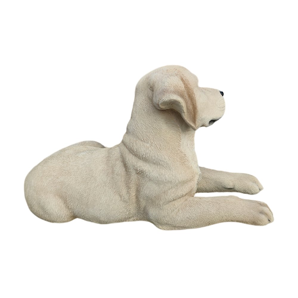 Golden Dreams: Lying Yellow Labrador Polyresin Figurine. Picture 5