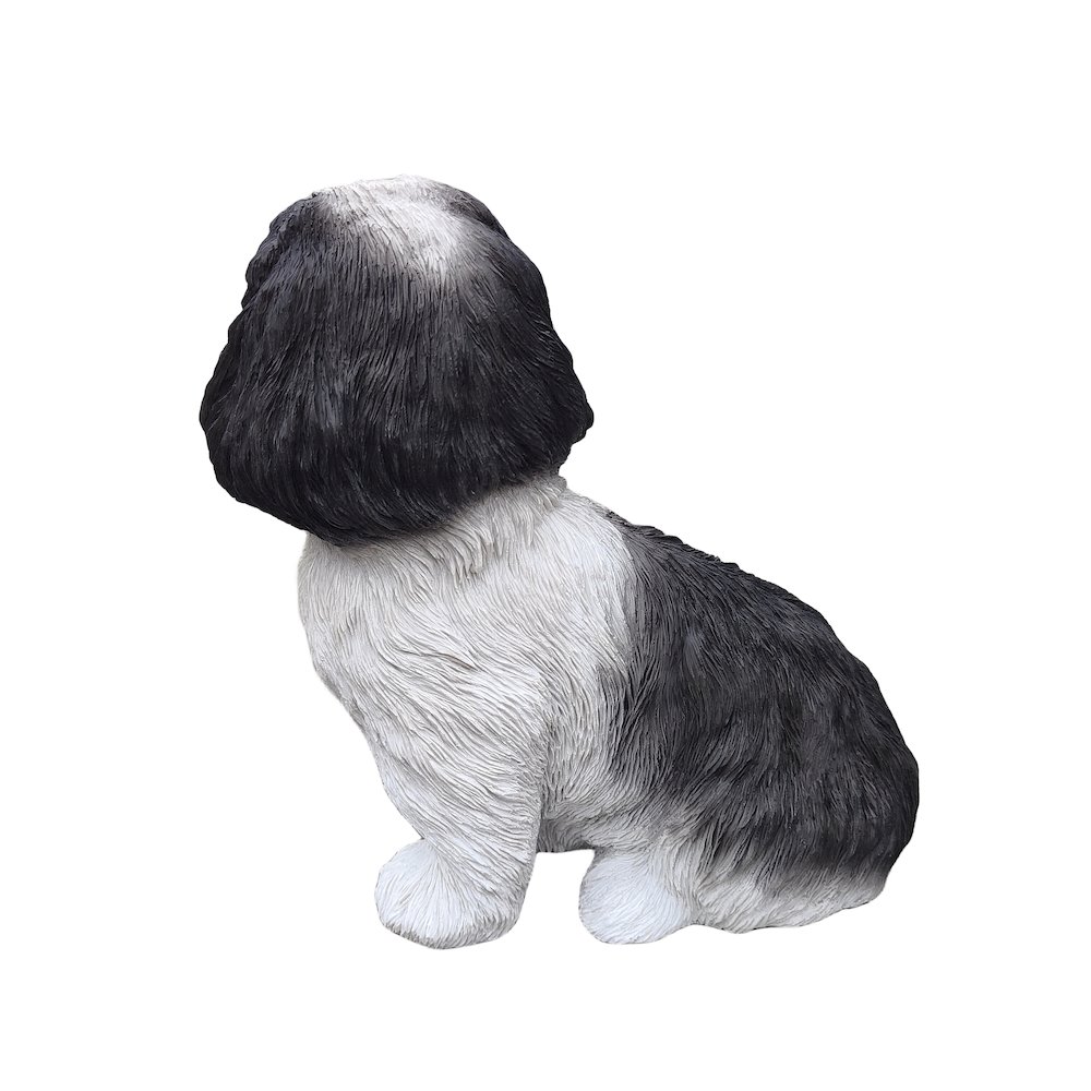 Monochrome Elegance: Shizu Polyresin Figurine in Black and White. Picture 4
