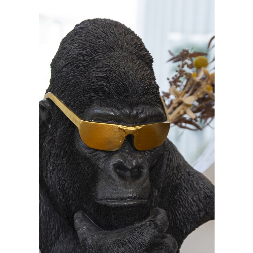 Gorilla Head with Golden Glasses. Picture 6