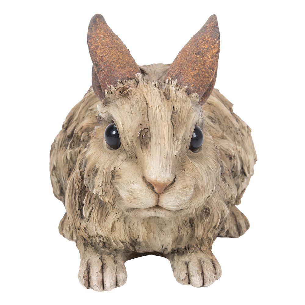 Large Driftwood Rabbit Statue. Picture 2