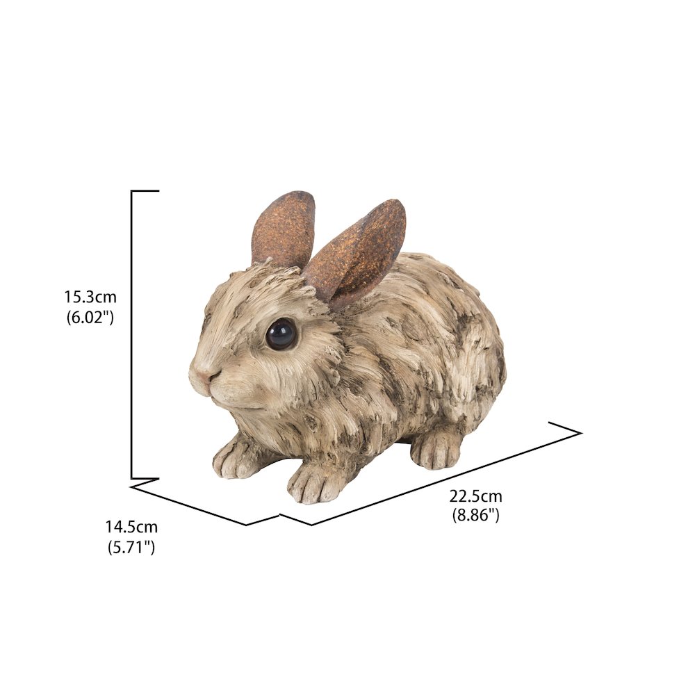 Large Driftwood Rabbit Statue. Picture 1