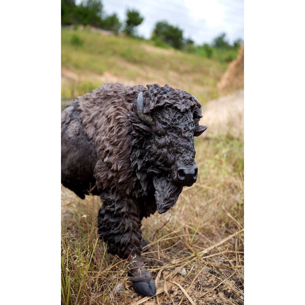 Large Size Bison Ornament. Picture 6
