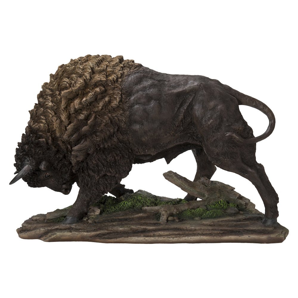 Bison Head Down - Large. Picture 2