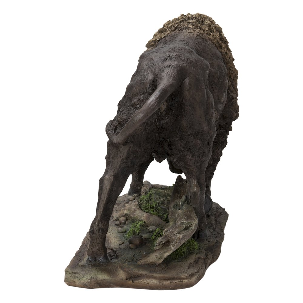 Bison Head Down - Large. Picture 3