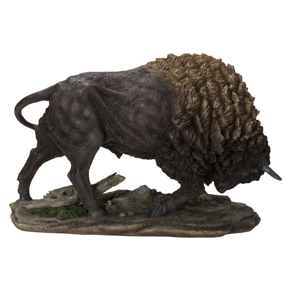 Bison Head Down - Large. Picture 4