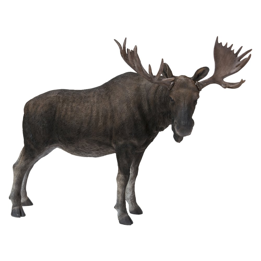 Standing Moose Statue. Picture 2