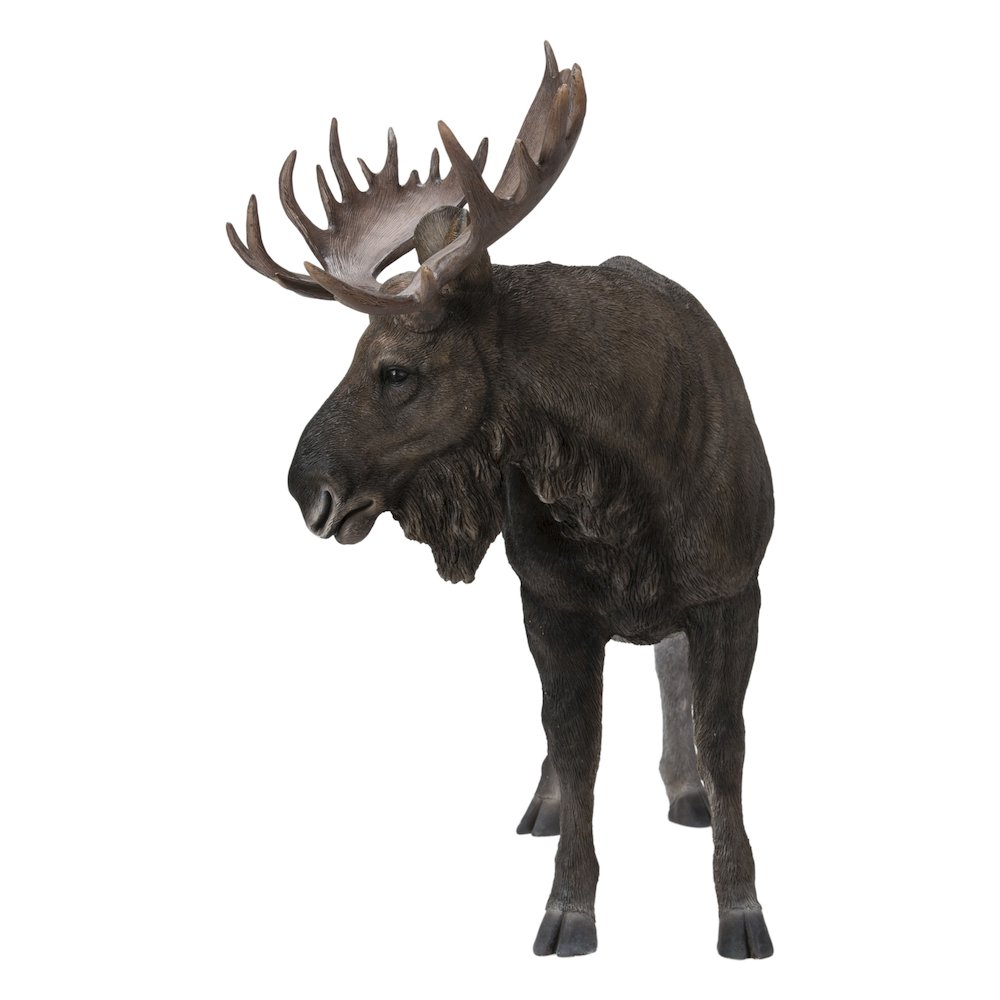 Standing Moose Statue. Picture 4
