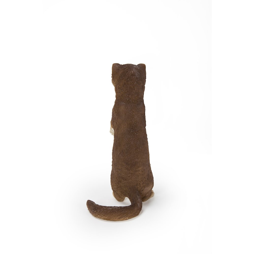 Standing Least Weasel Statue. Picture 4
