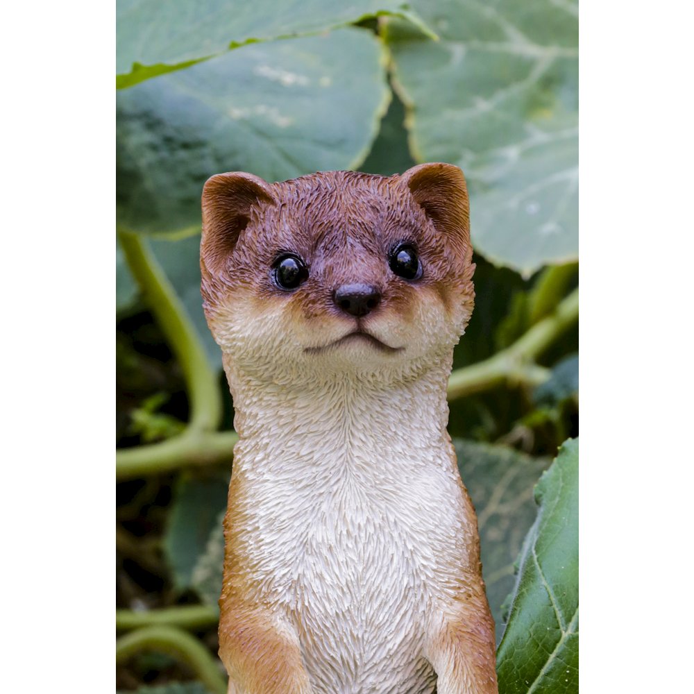 Standing Least Weasel Statue. Picture 8