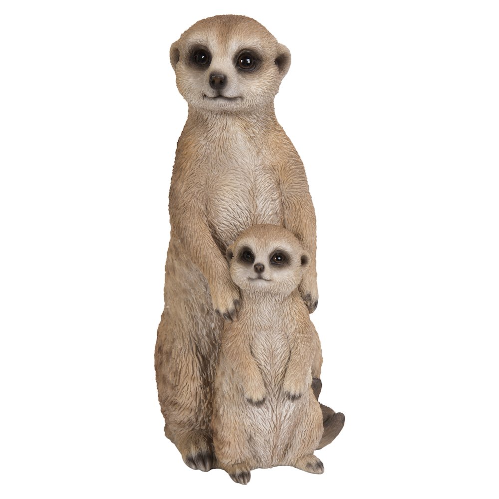 Small Mother & Baby Meerkat. Picture 1