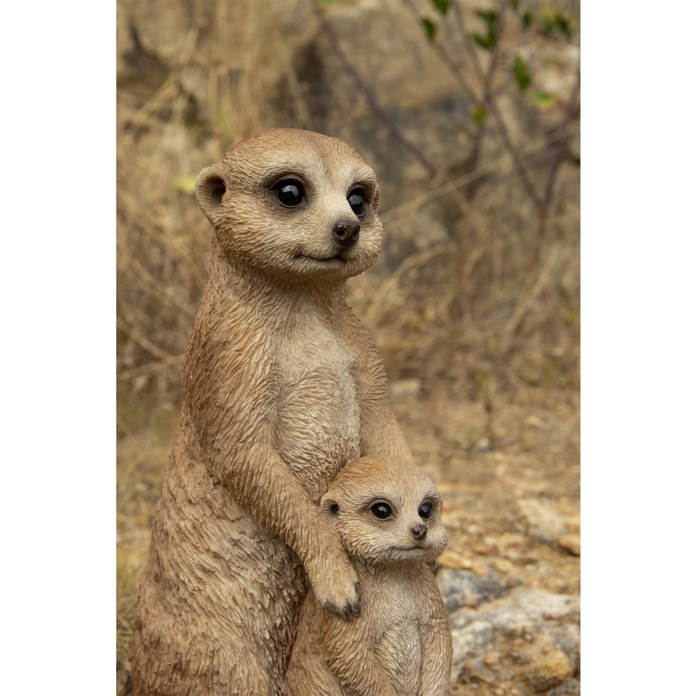 Small Mother & Baby Meerkat. Picture 5