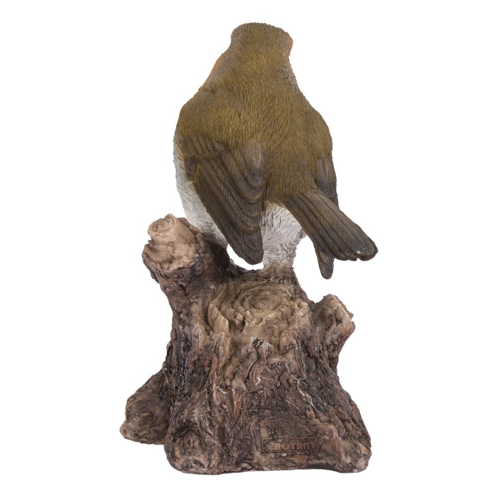 Motion Activated Singing Robin On Stump. Picture 4