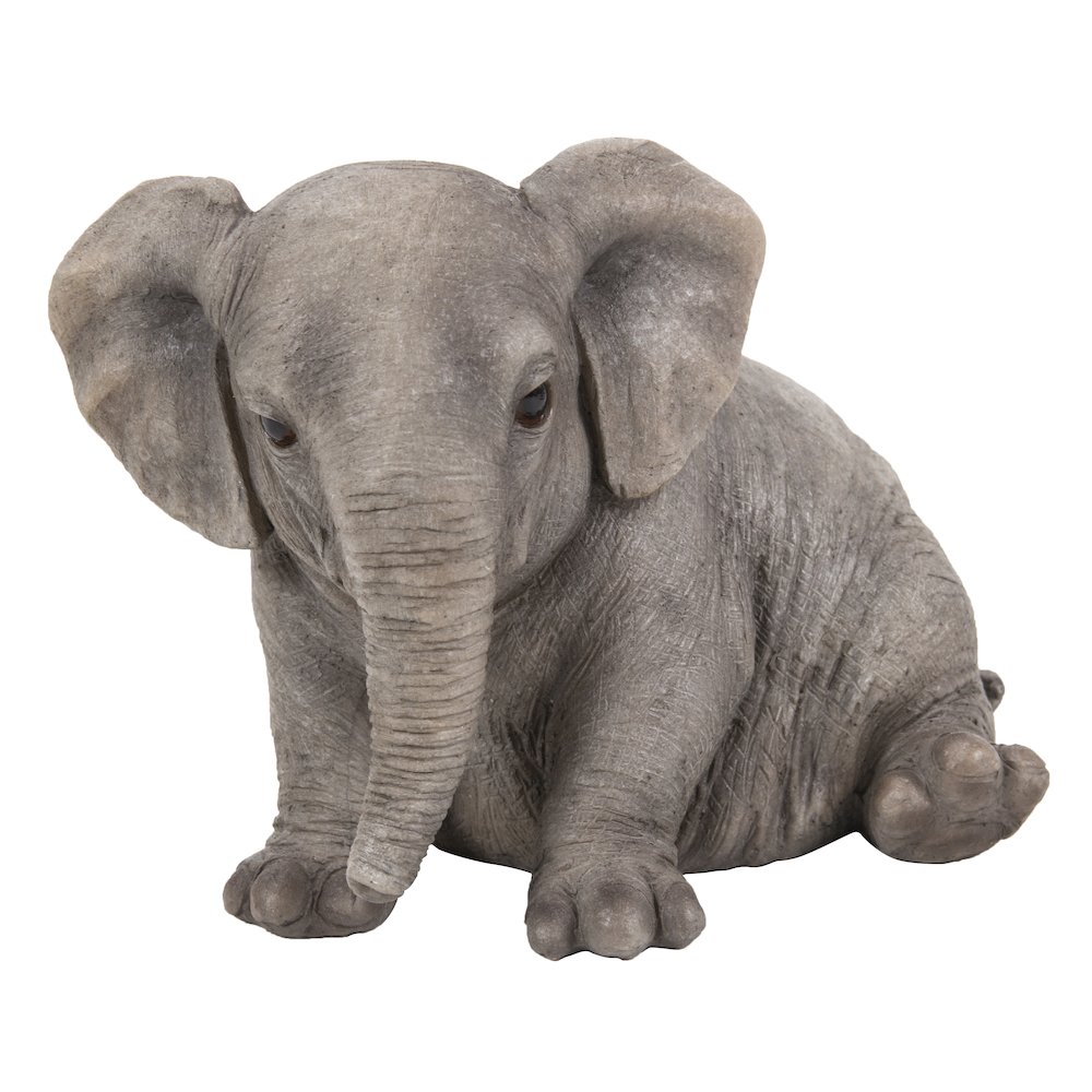 Chubby Elephant Sitting. Picture 2