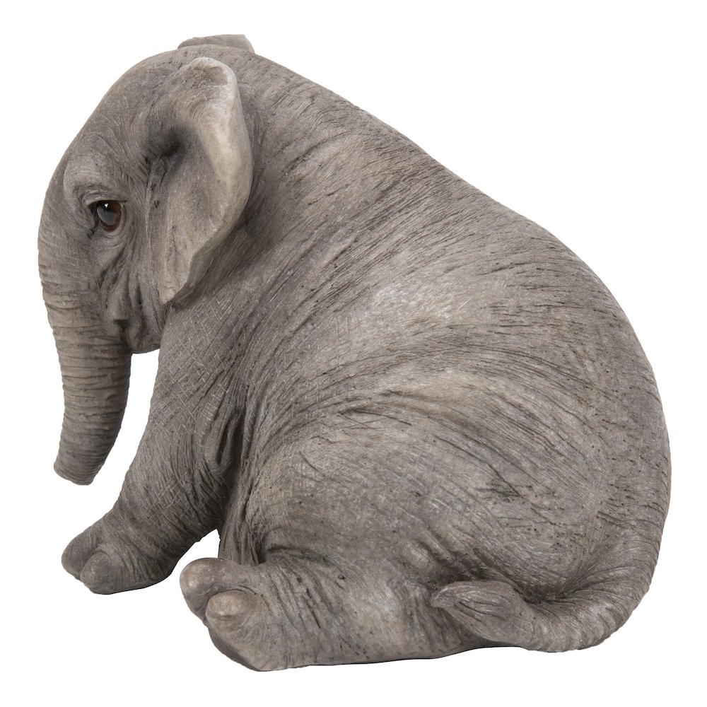 Chubby Elephant Sitting. Picture 4