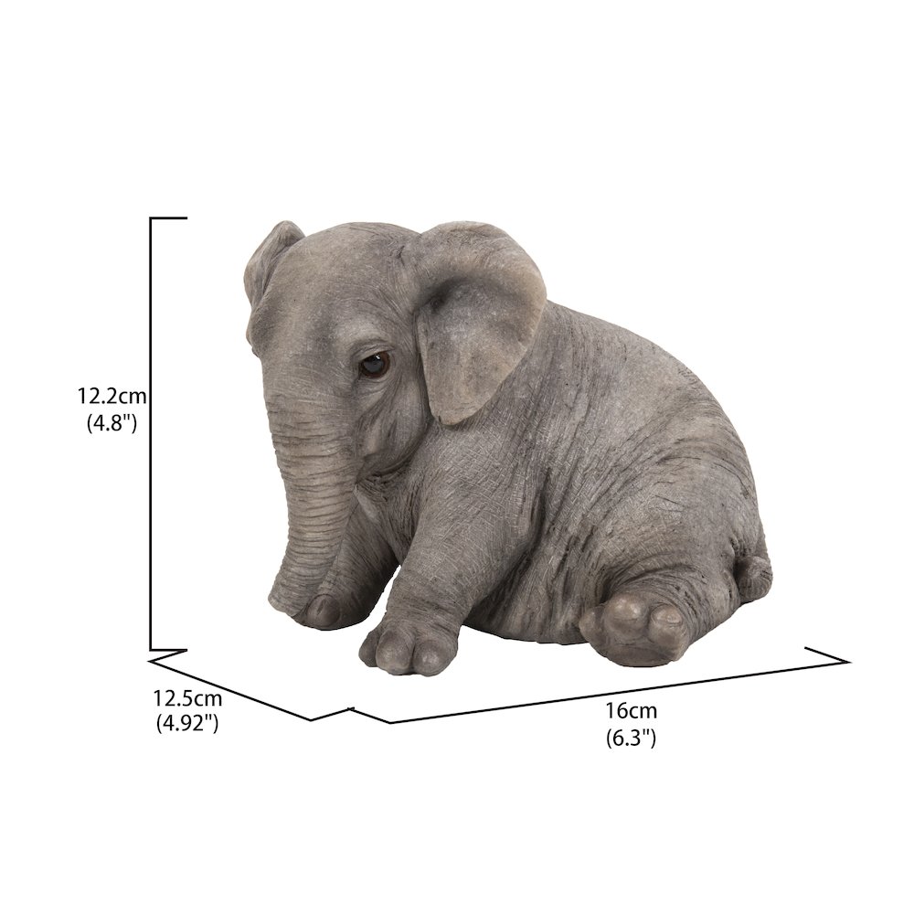Chubby Elephant Sitting. Picture 6