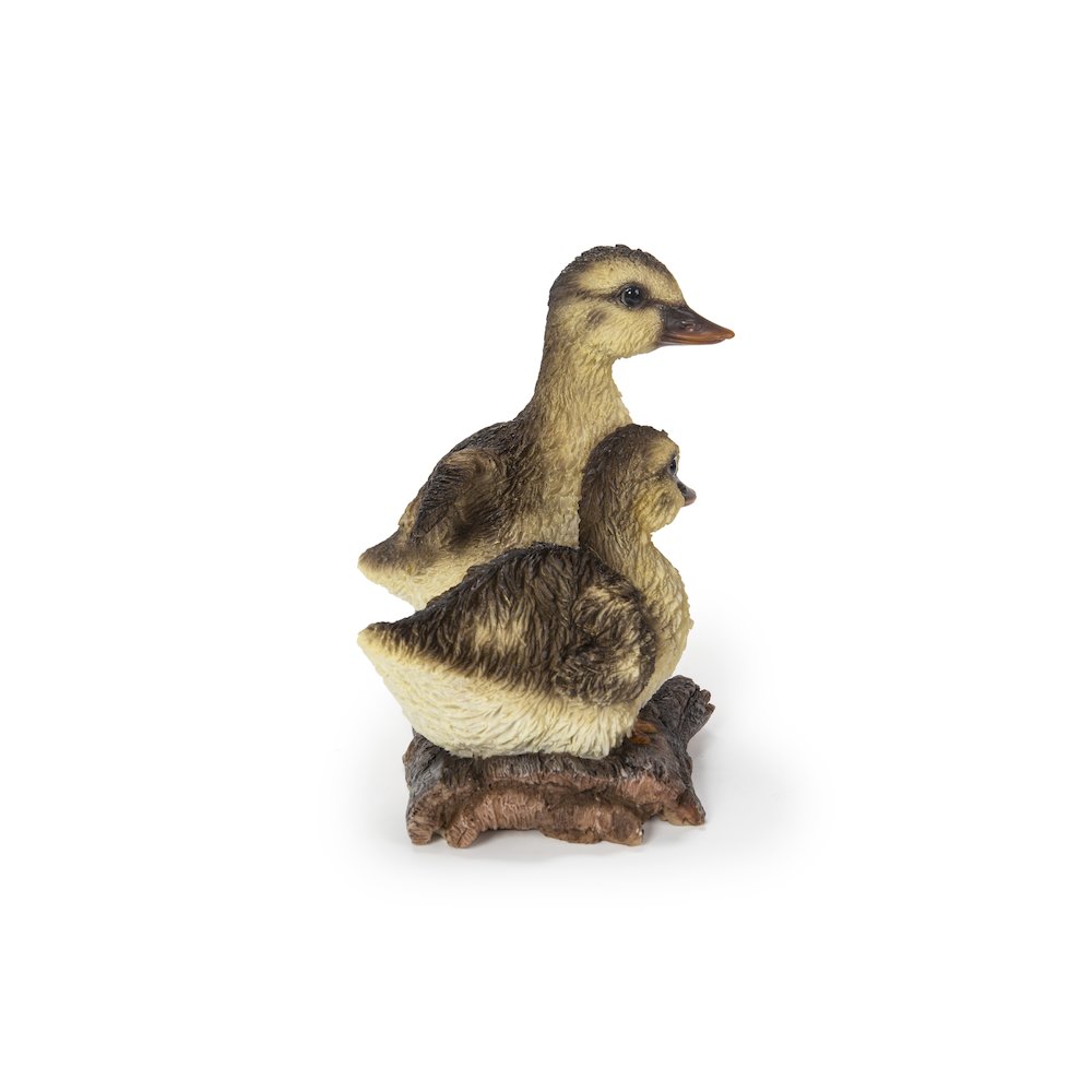 Playful Ducklings Garden Statue - Yellow/Black. Picture 2
