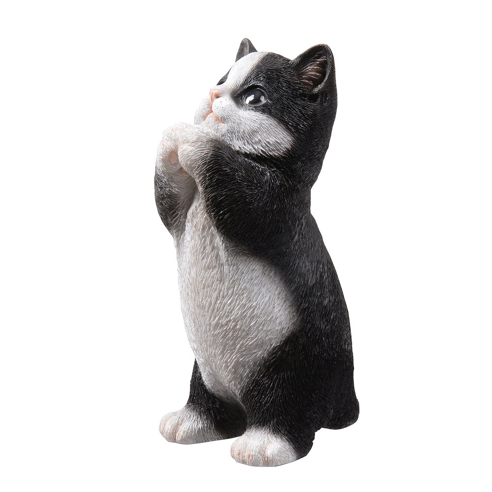 7" H Cow Cat Kitten Statue Praying. Picture 5