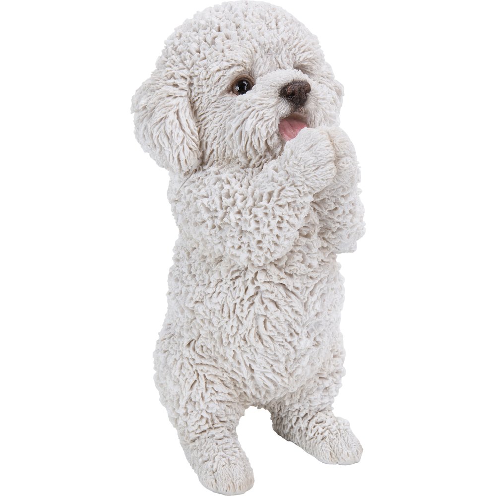Poodle Puppy Playing Statue. Picture 1