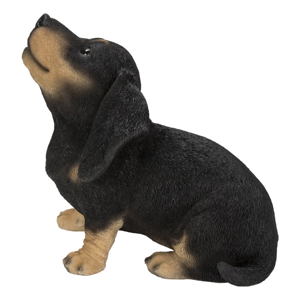 Howling Dachshund Puppy Statue. Picture 2