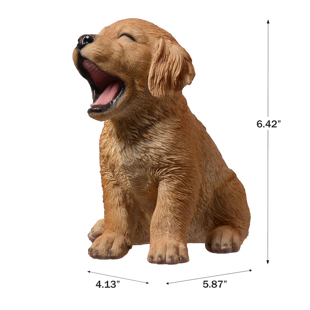 Yawning Golden Retriever (Hi-Line Exclusive). Picture 3