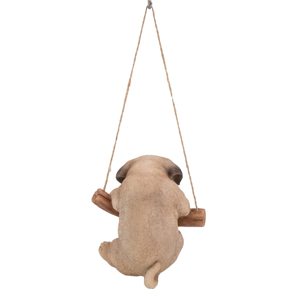Hanging Pug Puppy Statue. Picture 4