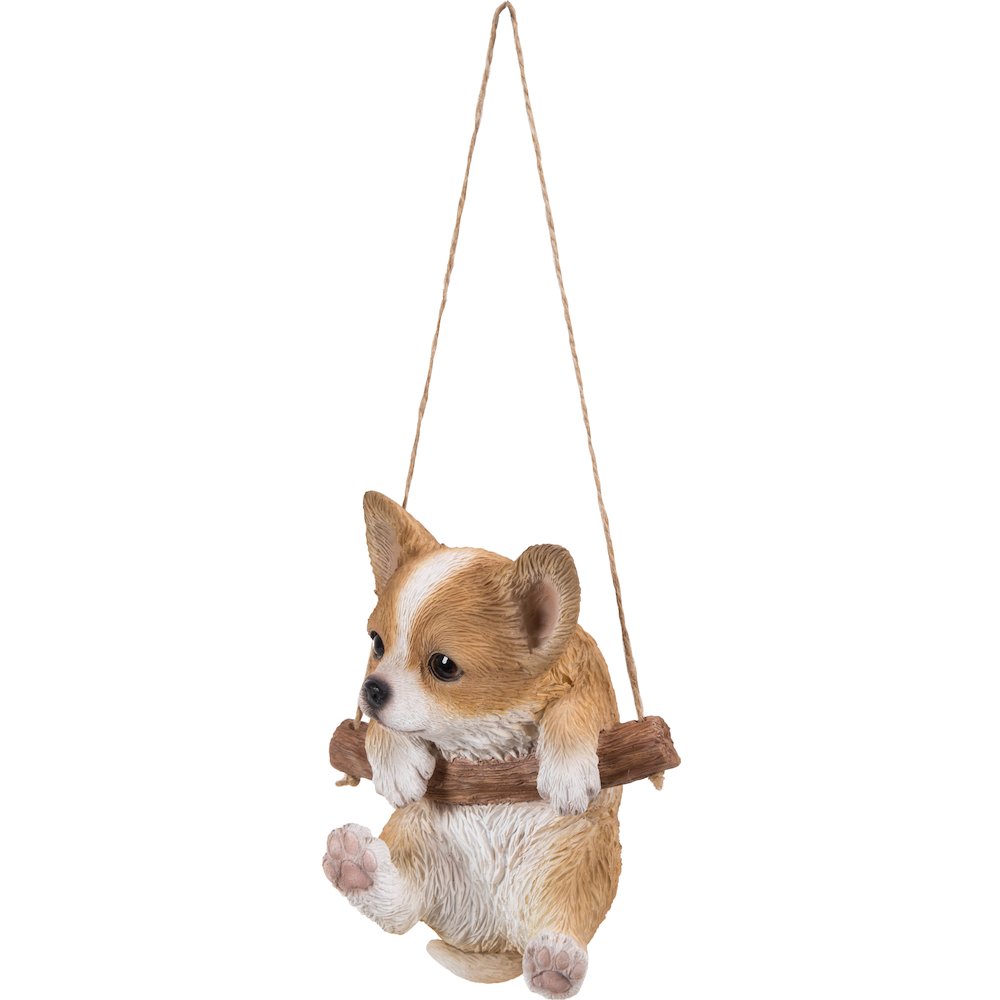Hanging Chihuahua Puppy Statue. Picture 3