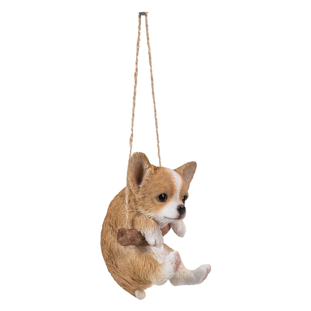 Hanging Chihuahua Puppy Statue. Picture 4