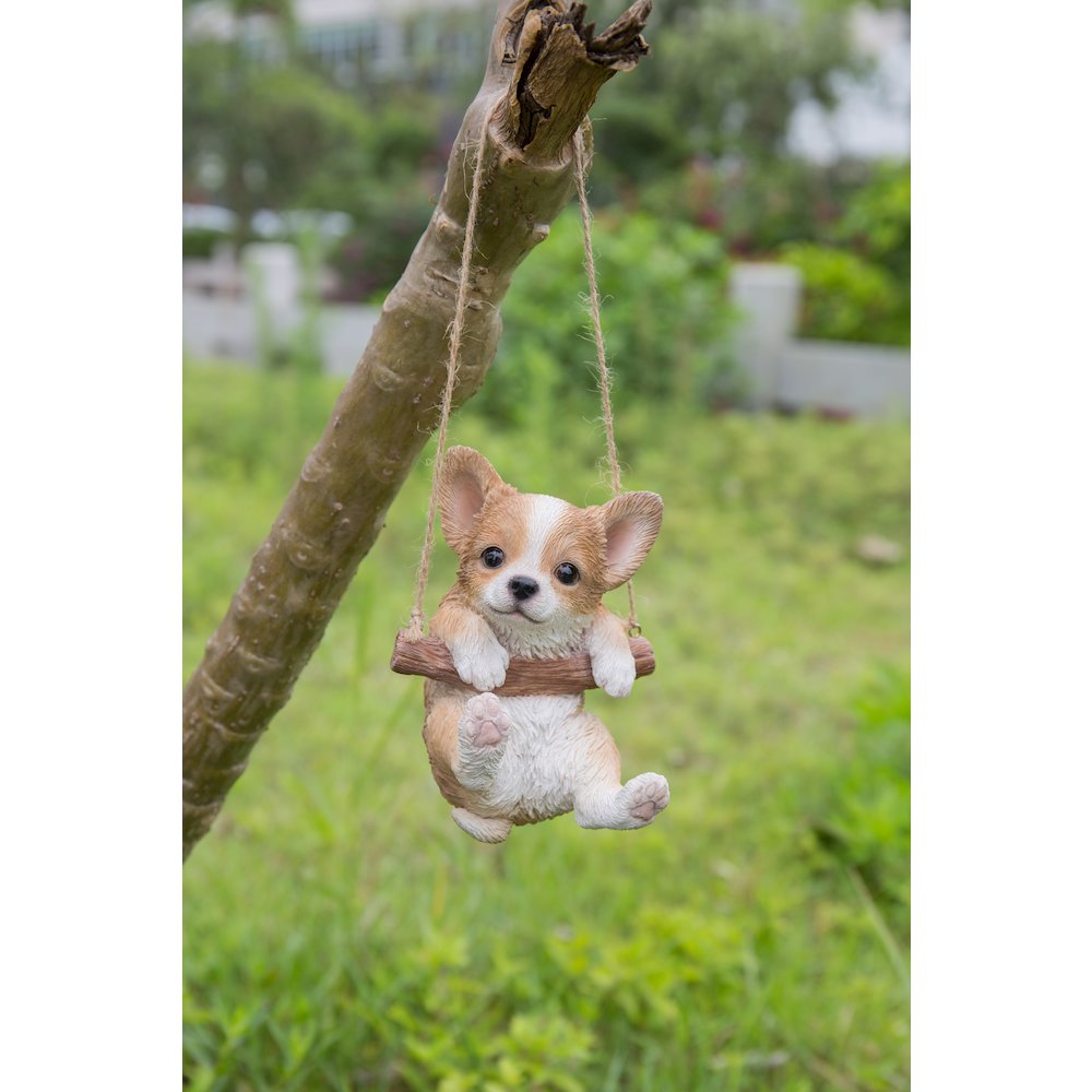 Hanging Chihuahua Puppy Statue. Picture 6