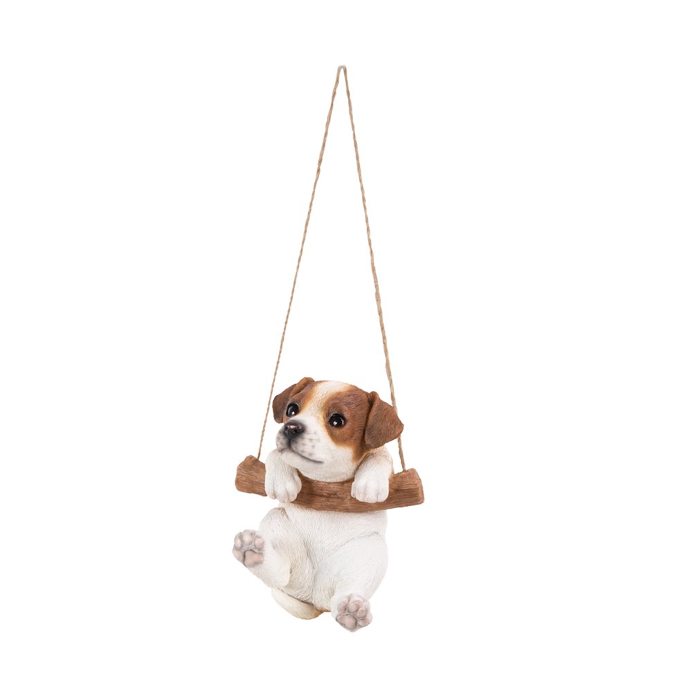 Hanging Jack Russell Terrier Puppy Statue. Picture 5