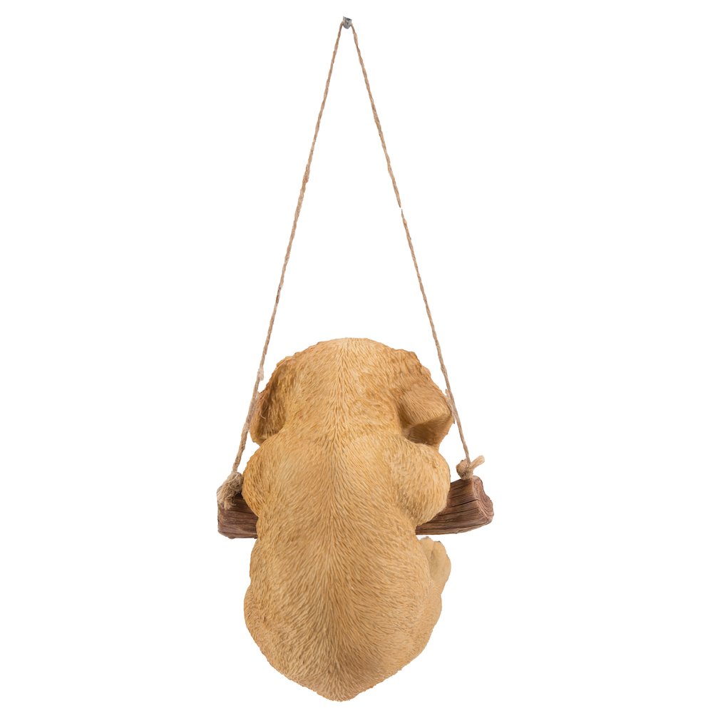 Hanging Golden Retriever Puppy Statue. Picture 4