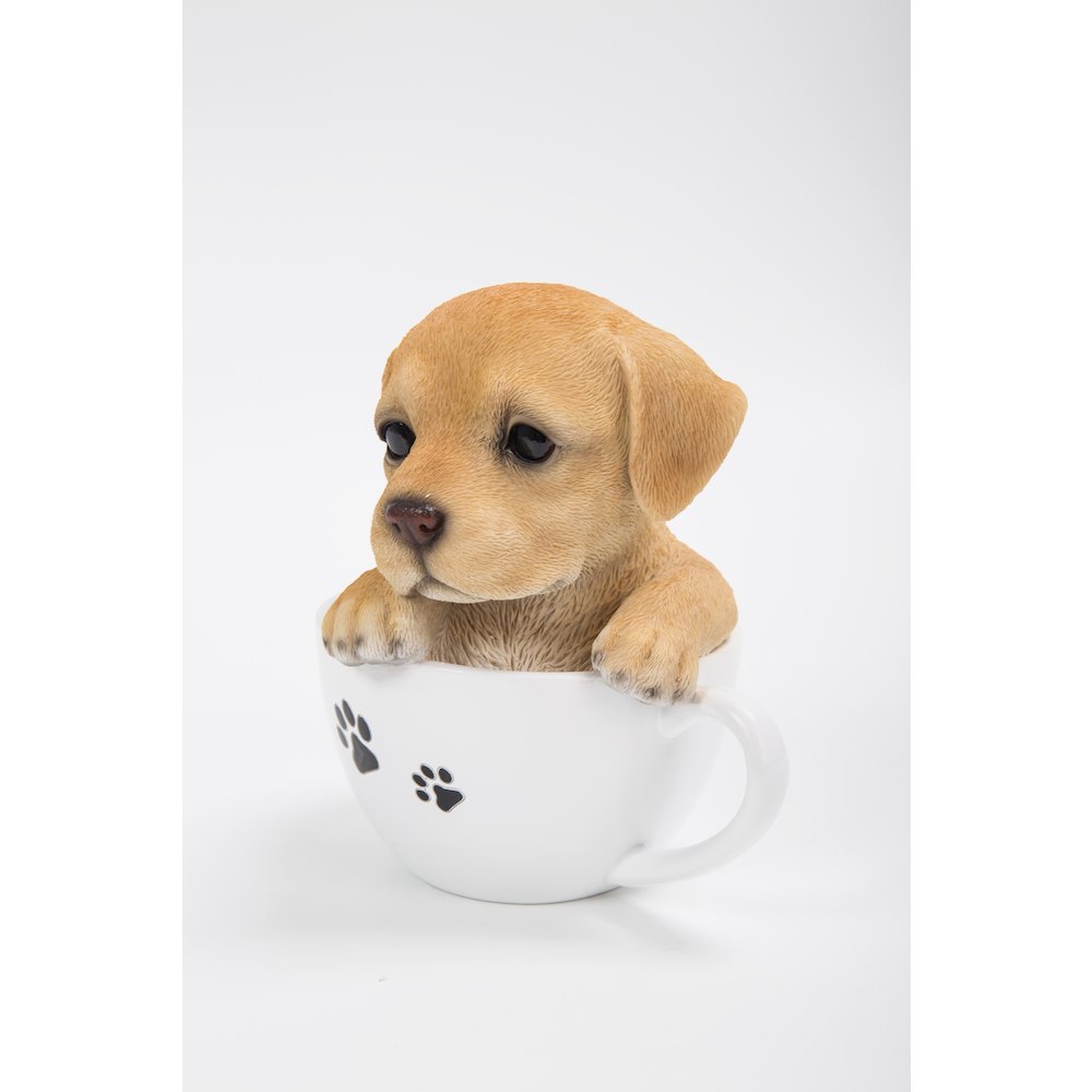 Teacup Labrador Puppy Statue. Picture 3