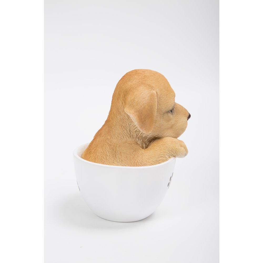 Teacup Labrador Puppy Statue. Picture 4