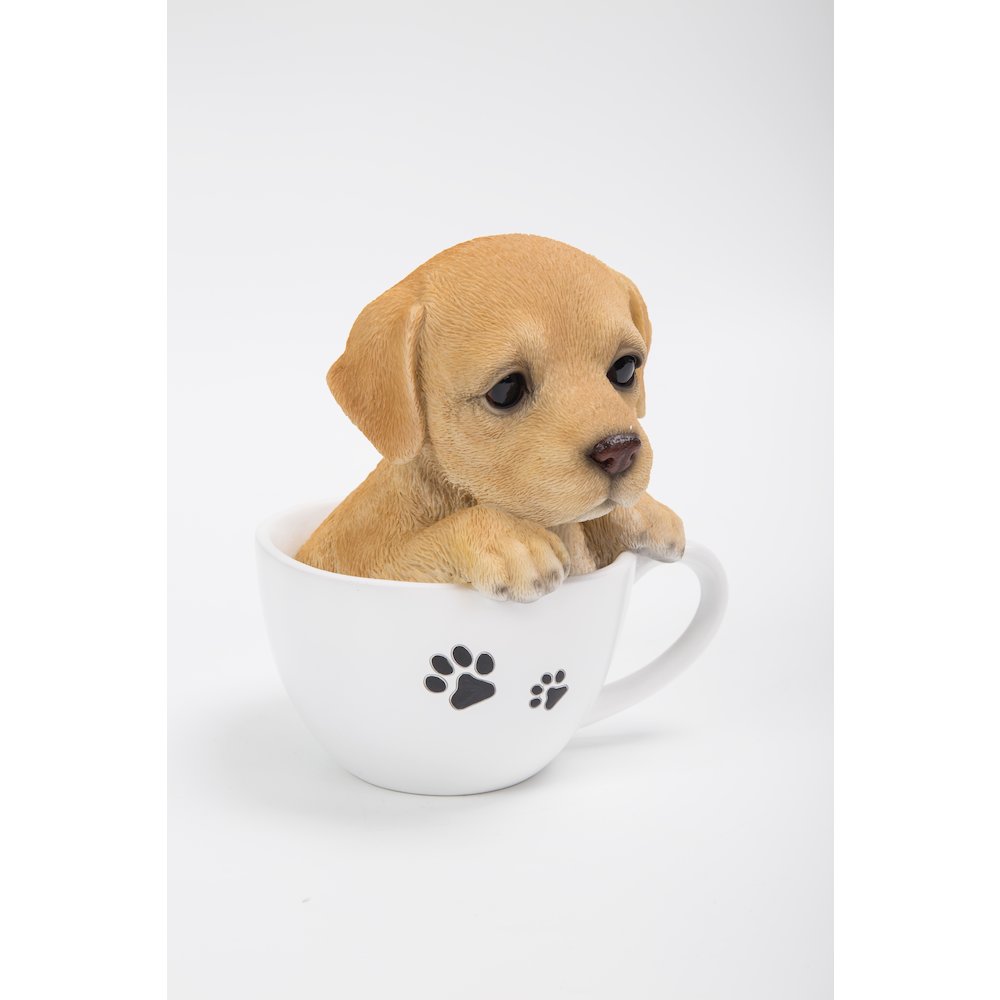 Teacup Labrador Puppy Statue. Picture 6