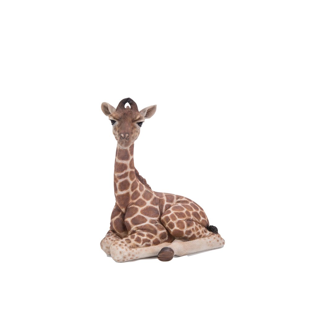 Giraffe Laying Down Statue. Picture 2