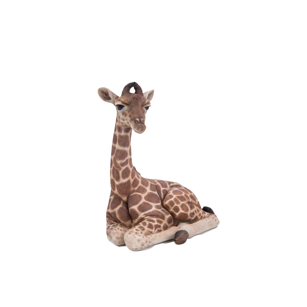 Giraffe Laying Down Statue. Picture 5